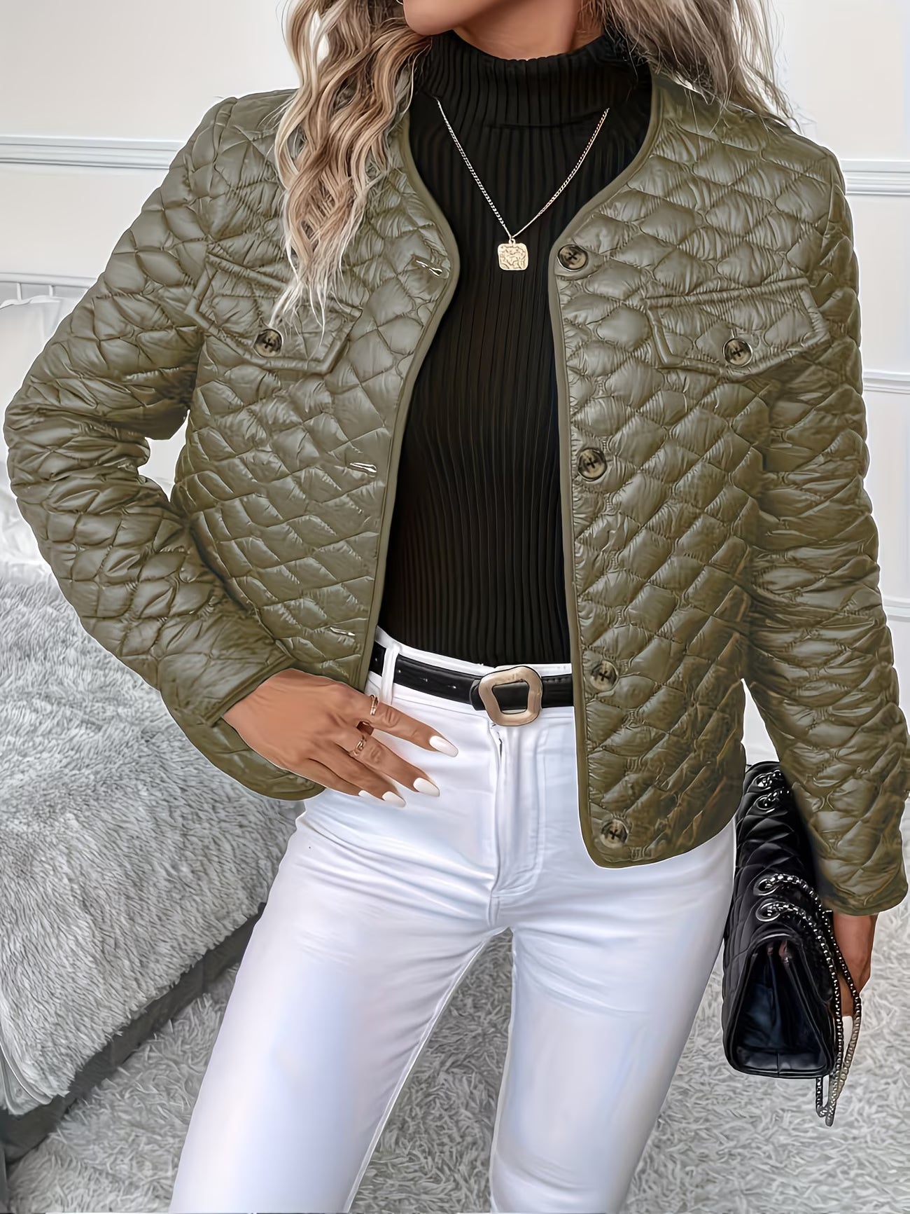 Chaqueta Verona Quilted | Elegancia térmica que eleva tu look