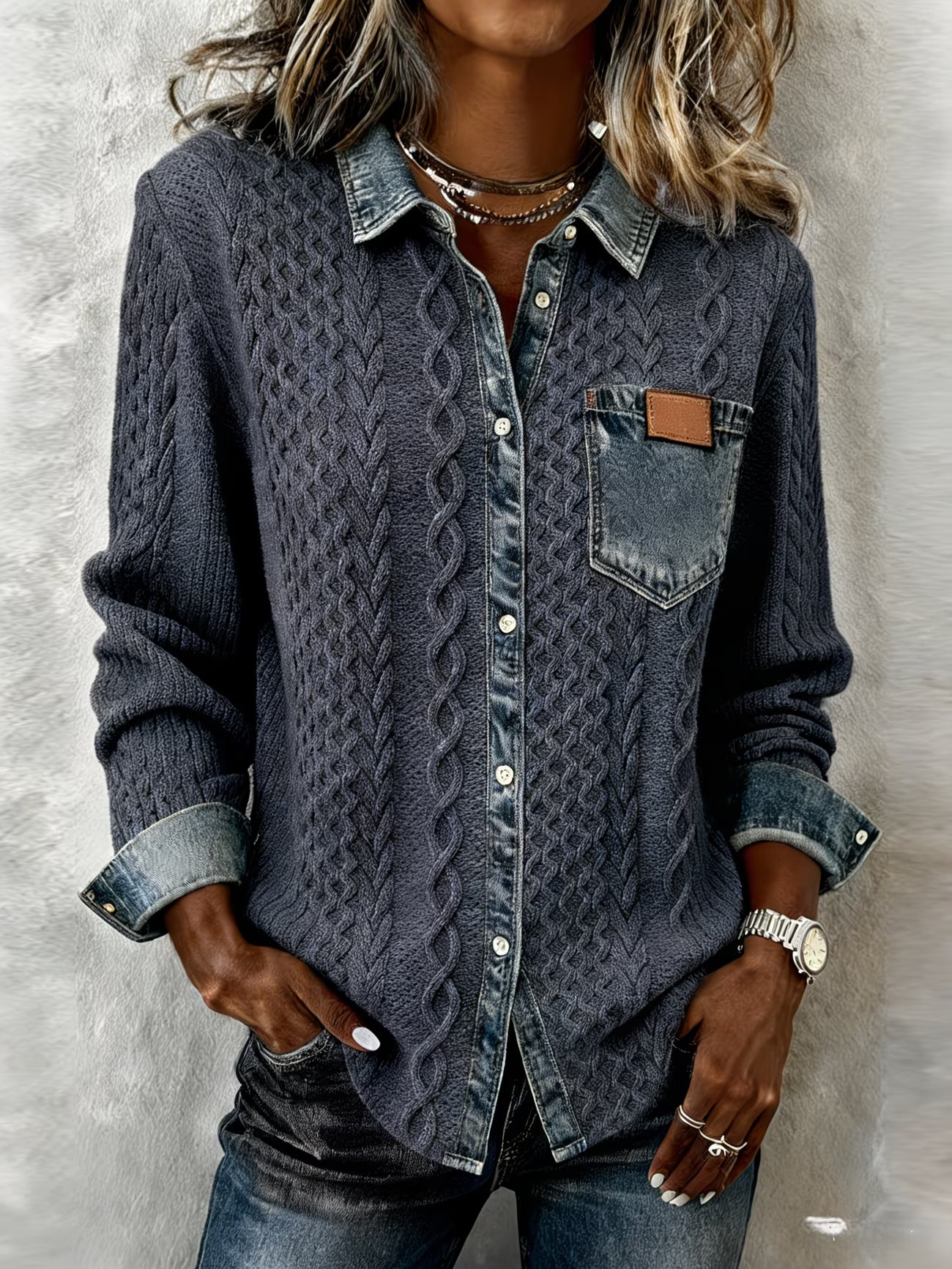 Camisa Verona Knit | Llevá estilo relajado con textura premium