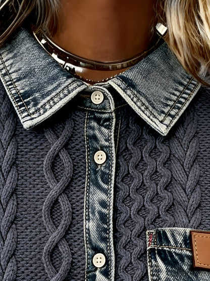 Camisa Verona Knit | Llevá estilo relajado con textura premium